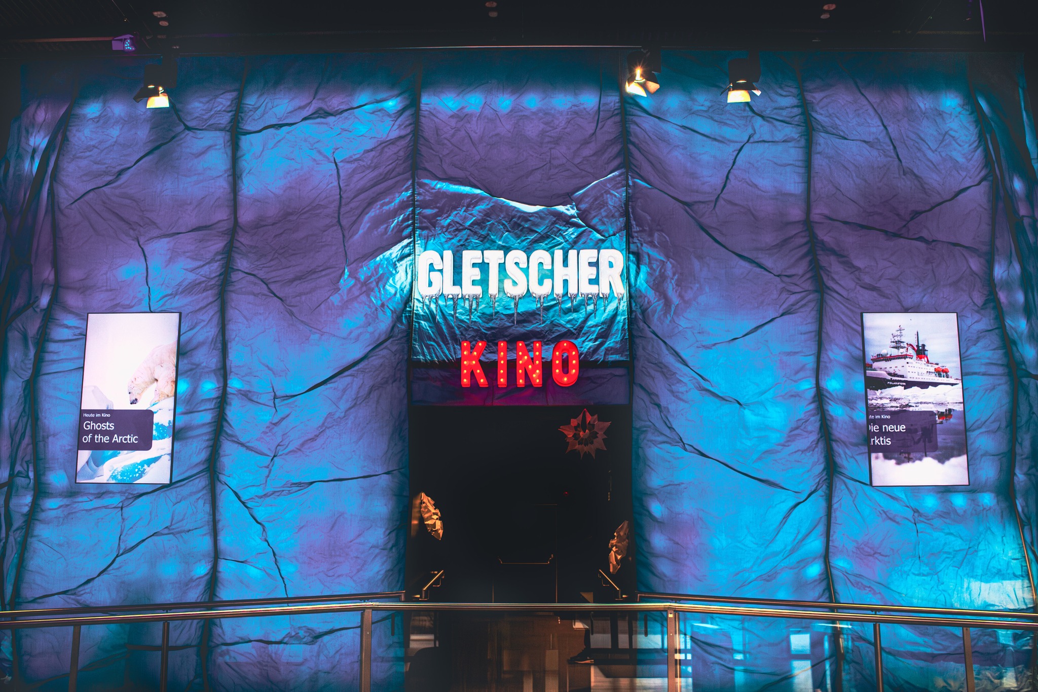 Gletscher-Kino in der KLIMA ARENA Sinsheim